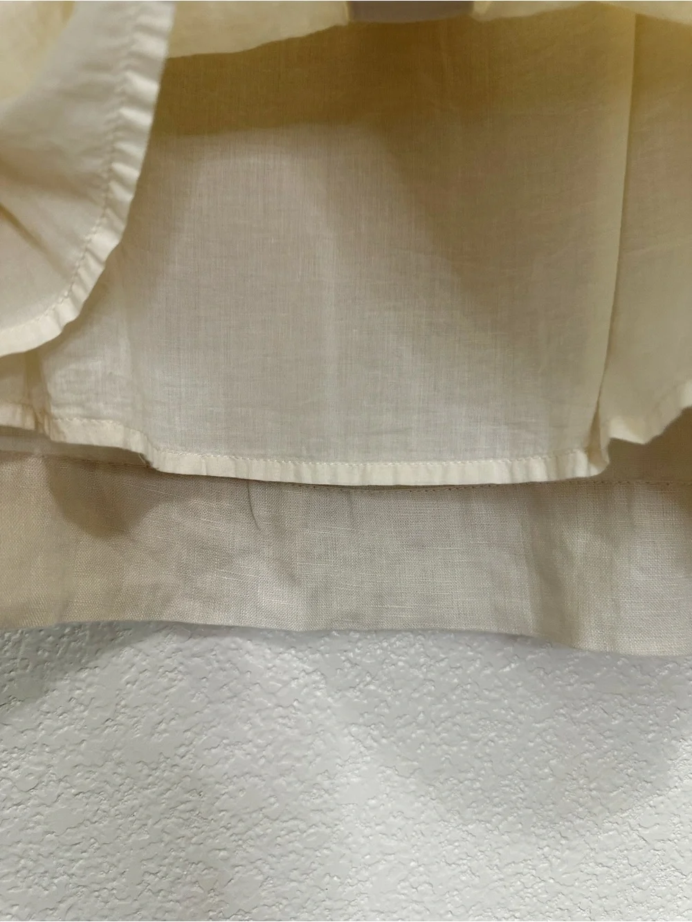J. Crew 100% Linen Beige Button-Back Shift Dress, Size XXSP